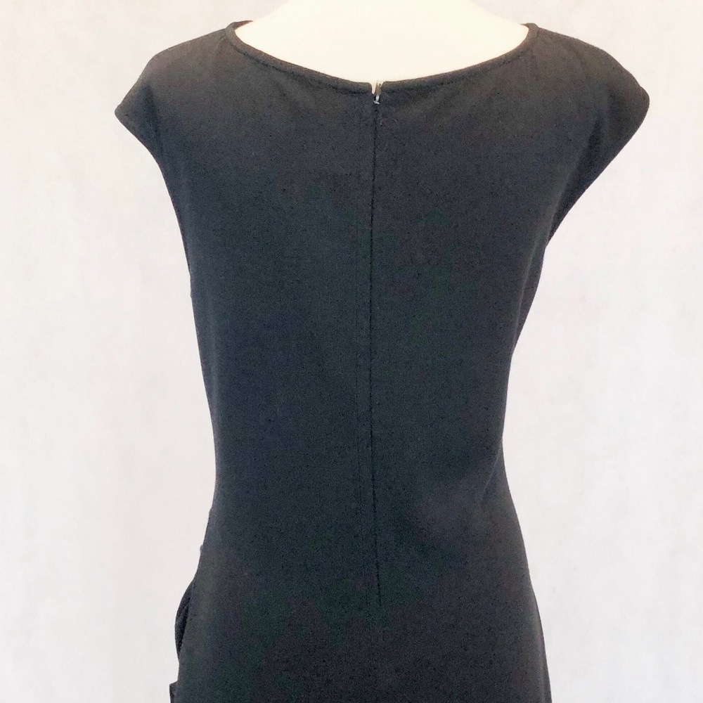 St. John Couture Sleeveless Side Ruched Dress - Picture 5 of 8